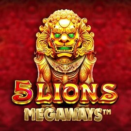 Official Slots logo: 5 Lions Megaways by Pragmatic Play at VipLuck Casino