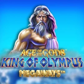 Age Of The Gods: King of Olympus Megaways online game logo by Origins on vipluckcasinoo.com