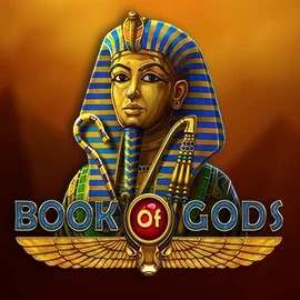 Book of Gods slot logo by BF Games at VipLuck Casino