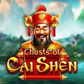 Chests of Cai Shen slot logo by Pragmatic Play at VipLuck Casino