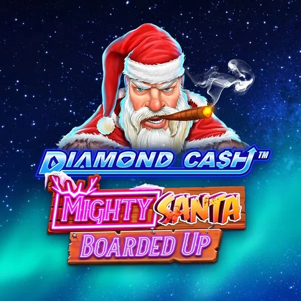 Diamond Cash Mighty Santa Boarded Up logo – Slots by Greentube at VipLuck Casino