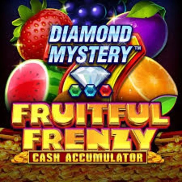 Diamond Mystery Fruitful Frenzy Cash Accumulator slot visual from Greentube available on vipluckcasinoo.com