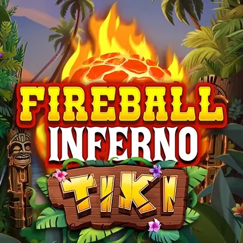 Fireball Inferno Tiki by NetEnt, showcased at vipluckcasinoo.com – game logo