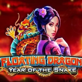 Floating Dragon Year of the Snake online game logo by Pragmatic Play on vipluckcasinoo.com