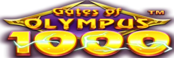 Gates of Olympus 1000 online game logo by Pragmatic Play on vipluckcasinoo.com