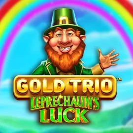 Gold Trio Leprechaun's Luck logo – Slots by Playtech at VipLuck Casino