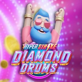 Hyper Strike Diamond Drums by Gameburger Studios, showcased at vipluckcasinoo.com – game logo