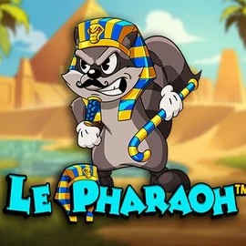 Le Pharaoh slot logo by Hacksaw Gaming at VipLuck Casino