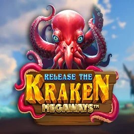 Release the Kraken Megaways logo by Pragmatic Play at VipLuck Casino