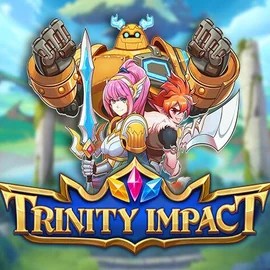 Trinity Impact online game logo by Play'n GO on vipluckcasinoo.com