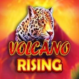 Volcano Rising slot logo by RubyPlay at VipLuck Casino